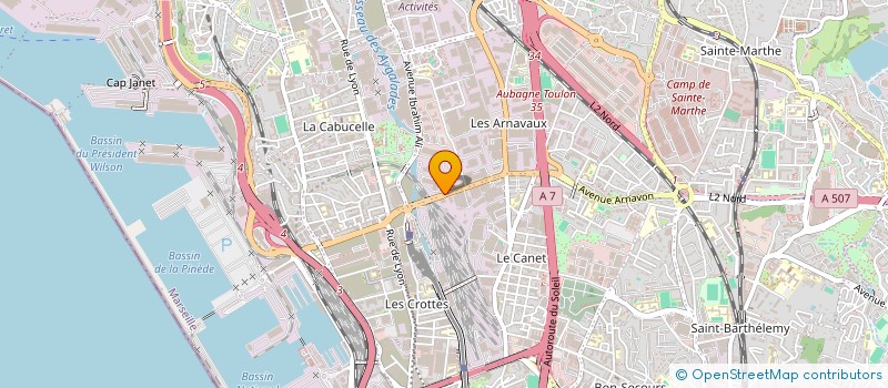 localisation de l'entreprise CLUB  DES PROFESSIONNELS DE L'EXPERIENCE CLIENT SUD OCCITANIE  MARSEILLE