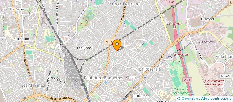 localisation de l'entreprise CLUB DES PROFESSIONNELS EN SANTE AU TRAVAIL SANTE PUBLIQUE ET SANTE ENVIRONNEMENTALE à TOULOUSE