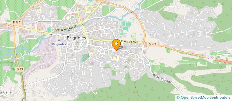 localisation de l'entreprise CLUB DES RANDONNEURS BRIGNOLAIS  BRIGNOLES