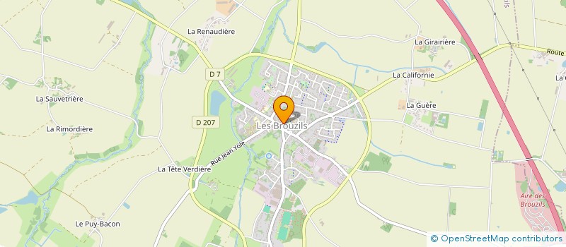 localisation de l'entreprise CLUB DES RANDONNEURS DE GRASLA  LES BROUZILS