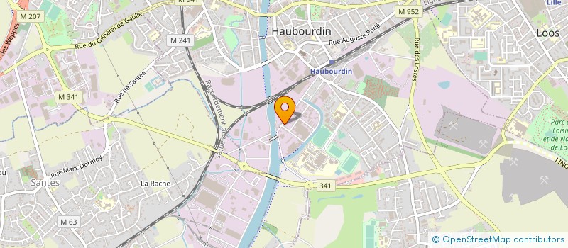 localisation de l'entreprise CLUB DES RANDONNEURS HAUBOURDINOIS à HAUBOURDIN