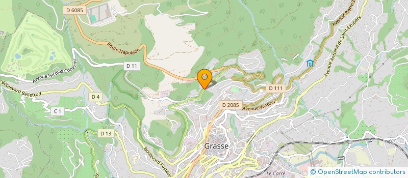 localisation de l'entreprise CLUB DES RETRAITES ALTITUDE 500 DE GRASSE  GRASSE