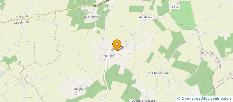 localisation de l'entreprise CLUB DES RETRAITES DE LORIGNE  LORIGNE