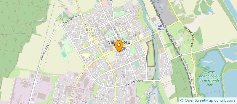 localisation de l'entreprise CLUB DES RETRAITES DU VAL  VAL-DE-REUIL