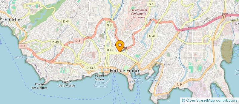 localisation de l'entreprise CLUB DES RETRAITES LA MGEN à FORT-DE-FRANCE