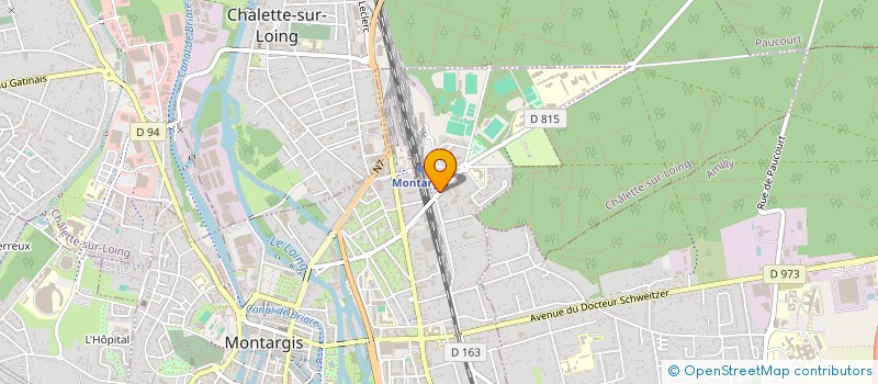 localisation de l'entreprise CLUB DES RETRAITES SNCF DE LA REGION DE MONTARGIS à MONTARGIS