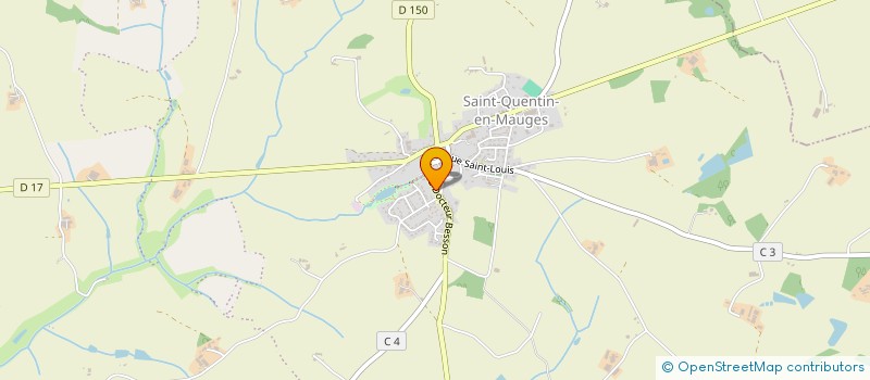 localisation de l'entreprise CLUB DES RETROUVAILLES à MONTREVAULT-SUR-EVRE