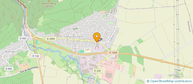 localisation de l'entreprise CLUB DES SAVEURS D'ALSACE  MARLENHEIM