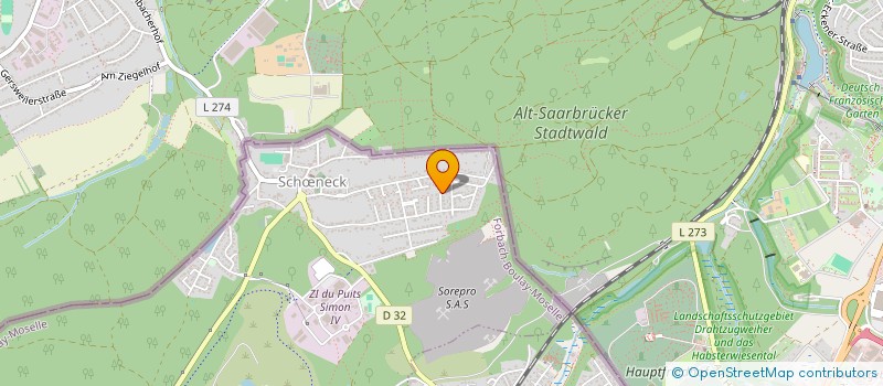 localisation de l'entreprise CLUB DES SENIORS AU BERCEAU DU CHARBON LORRAIN  SCHNECK