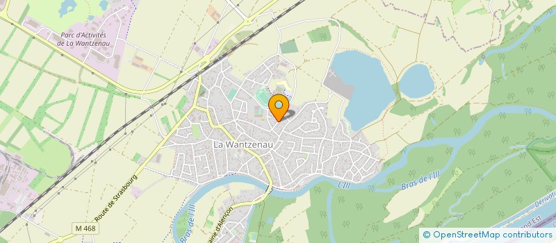 localisation de l'entreprise CLUB DES SENIORS DE LA WANTZENAU  LA WANTZENAU