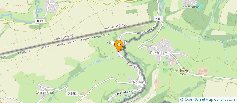 localisation de l'entreprise CLUB DES SENIORS DE ROLBING  ROLBING