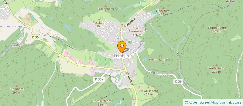 localisation de l'entreprise CLUB DES SENIORS FLEUR DE CRISTAL à LEMBERG