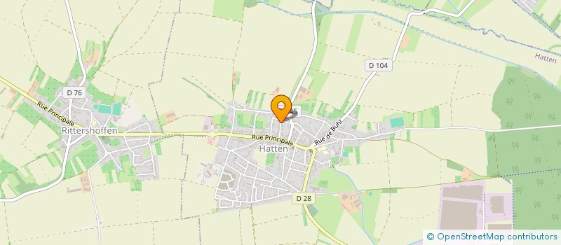 localisation de l'entreprise CLUB DES SENIORS HATTEN  HATTEN