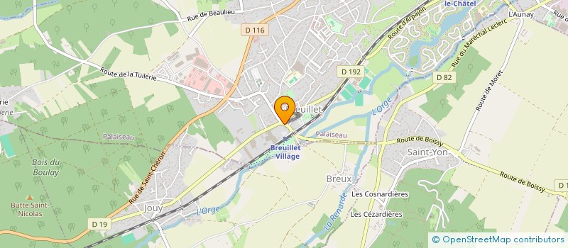 localisation de l'entreprise CLUB DES SIX COMMUNES à BREUILLET