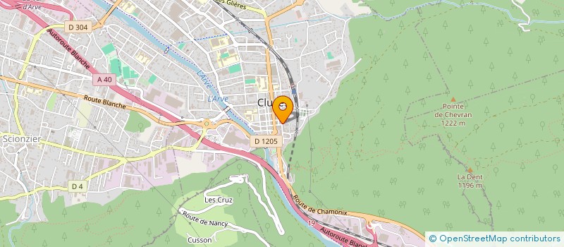 localisation de l'entreprise CLUB DES SPORTS à CLUSES
