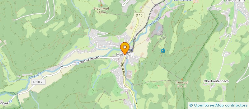 localisation de l'entreprise CLUB DES SPORTS  MUHLBACH-SUR-MUNSTER