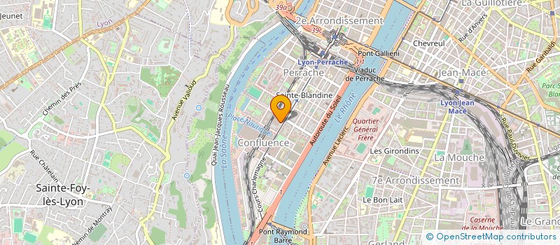 localisation de l'entreprise CLUB DES SPORTS DE GLACE DE LYON à LYON