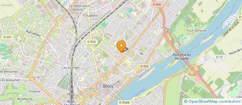 localisation de l'entreprise CLUB DES SPORTS DU LYCEE SONIA DELAUNAY  BLOIS