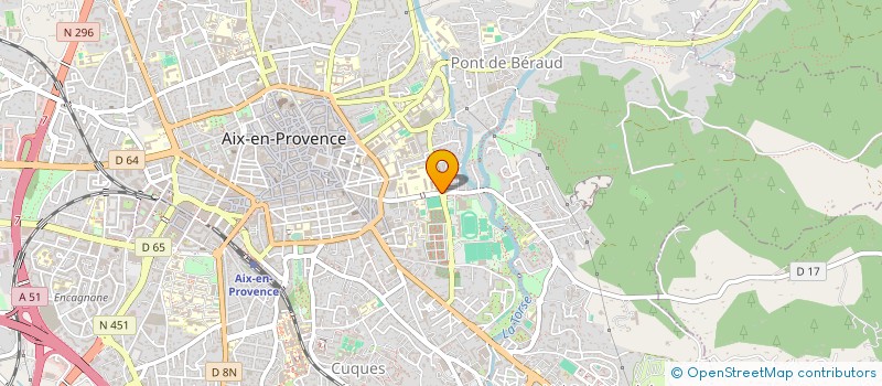 localisation de l'entreprise CLUB DES SPORTS ET LOISIRS à AIX-EN-PROVENCE