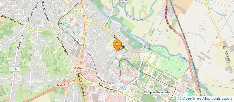 localisation de l'entreprise CLUB DES STAGIAIRES à OLIVET