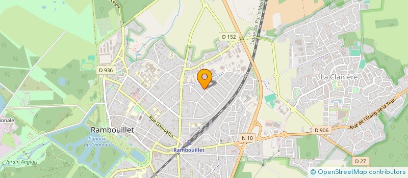 localisation de l'entreprise CLUB DES SUPPORTERS à RAMBOUILLET