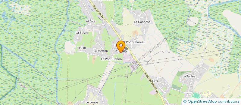 localisation de l'entreprise CLUB DES SUPPORTERS  SAINT-MALO-DE-GUERSAC