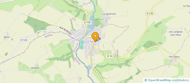 localisation de l'entreprise CLUB DES SUPPORTERS AUDREY CORDON RAGOT  SAINT-ETIENNE-DU-GUE-DE-L'ISLE