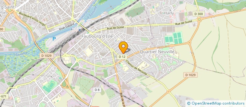 localisation de l'entreprise CLUB DES SUPPORTERS DE FC SAINT JEAN KENNEDY à SAINT-QUENTIN