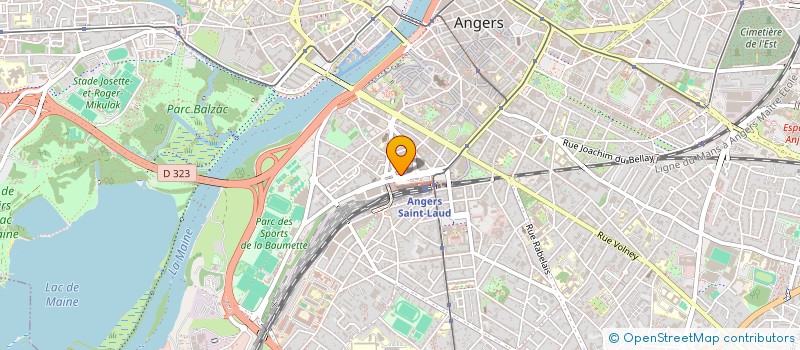 localisation de l'entreprise CLUB DES SUPPORTERS DE MONACO GRAND OUEST DE L ASM FC  ANGERS