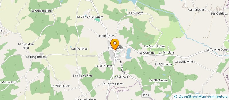 localisation de l'entreprise CLUB DES SUPPORTERS FCCB  GOMENE