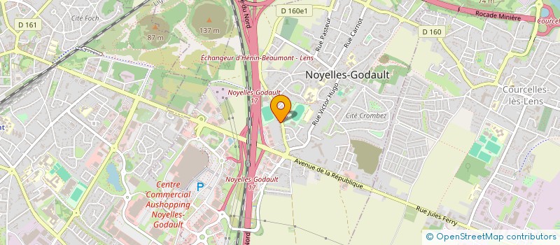 localisation de l'entreprise CLUB DES SUPPORTERS NOYELLOIS  NOYELLES-GODAULT