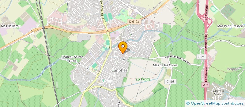 localisation de l'entreprise CLUB DES SUPPORTERS TOULOUGES BASKET ASSOCIATION  CANOHES