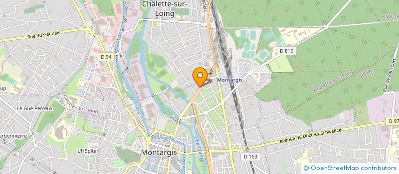 localisation de l'entreprise CLUB DES SUPPORTERS U S M M L à MONTARGIS