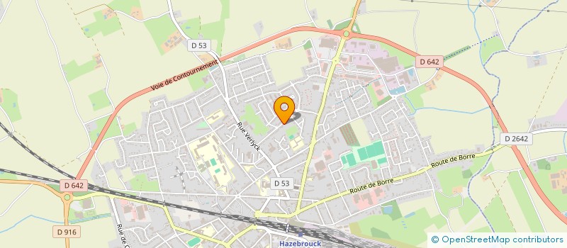 localisation de l'entreprise CLUB DES TILLEULS  CAESTRE