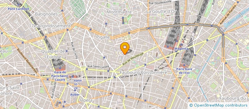 localisation de l'entreprise CLUB DES VA L HEUREUX à PARIS