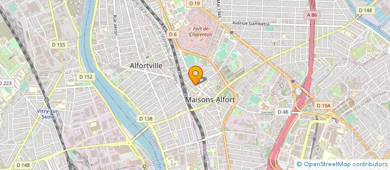 localisation de l'entreprise CLUB DES VAPOTEURS à MAISONS-ALFORT