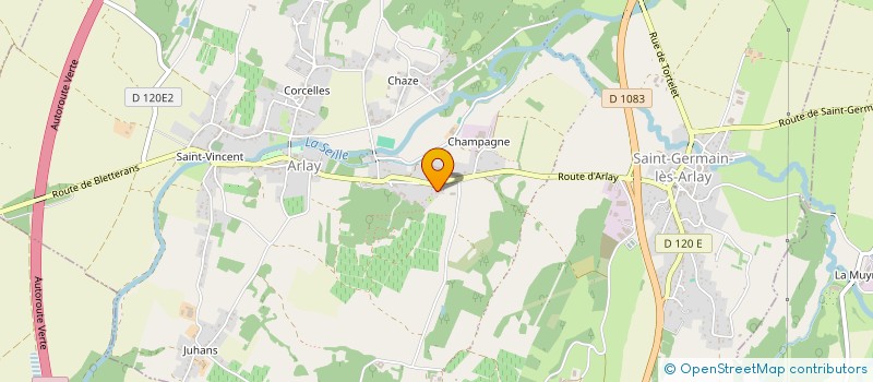 localisation de l'entreprise CLUB DES VIGNERONS LAUREATS  ARLAY