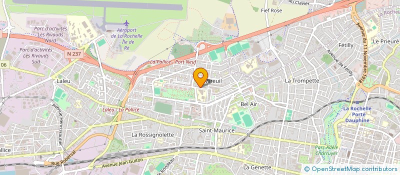 localisation de l'entreprise CLUB DES VIOLETTES à LA ROCHELLE