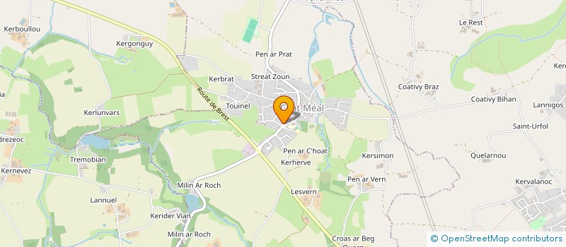 localisation de l'entreprise CLUB DES VIOLETTES  COAT-MEAL