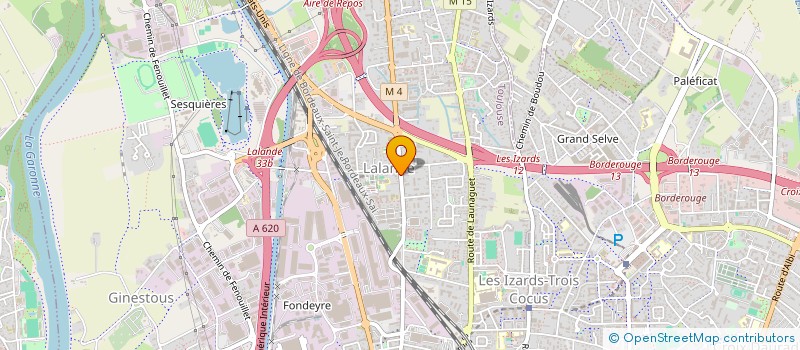 localisation de l'entreprise CLUB DES VIOLETTES DE LALANDE à TOULOUSE
