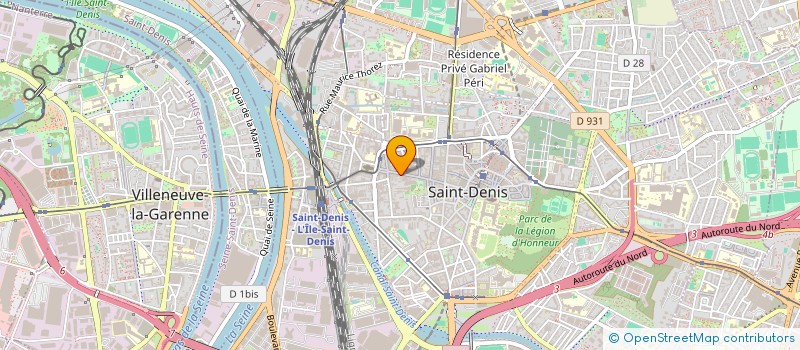 localisation de l'entreprise CLUB DESAMOUR à SAINT-DENIS