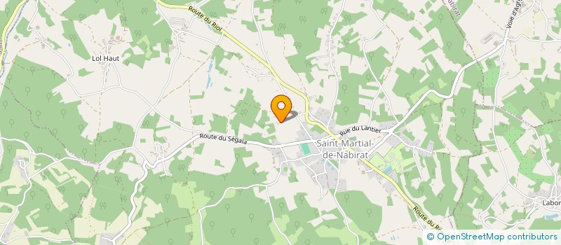 localisation de l'entreprise CLUB DETENTE ET AMITIE DE SAINT-MARTIAL DE NABIRAT à SAINT-MARTIAL-DE-NABIRAT