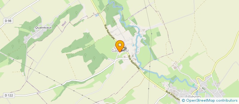 localisation de l'entreprise CLUB DETENTE ET LOISIRS  GALAMETZ