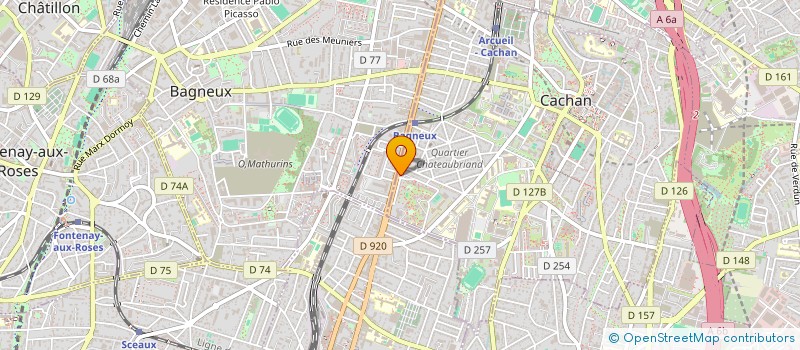 localisation de l'entreprise CLUB DETENTE ET RENCONTRES  CACHAN