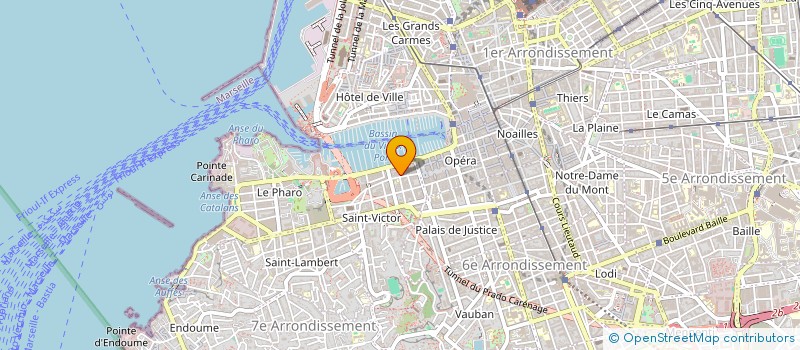 localisation de l'entreprise CLUB DIVERSITE à MARSEILLE
