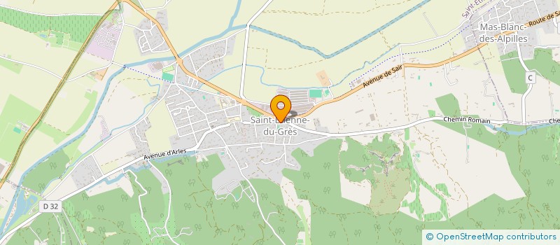 localisation de l'entreprise CLUB DU 3 AGE LE BON ACCUEIL 13103 SAINT ETIENNE DU GRES  SAINT-ETIENNE-DU-GRES