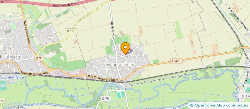 localisation de l'entreprise CLUB DU 3E AGE DE SCHWINDRATZHEIM  SCHWINDRATZHEIM