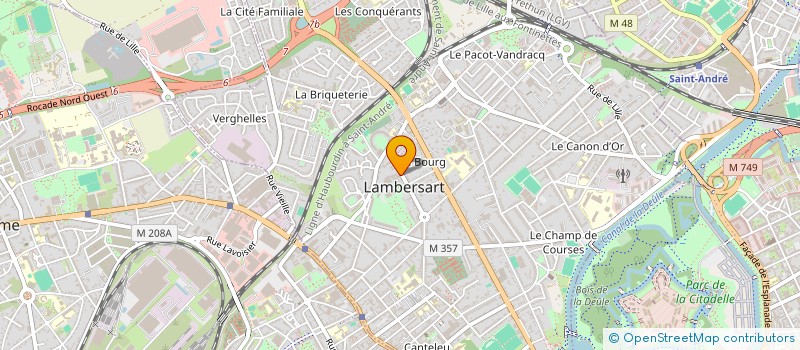localisation de l'entreprise CLUB DU 3EM AGE DES CHARMETTES à LAMBERSART
