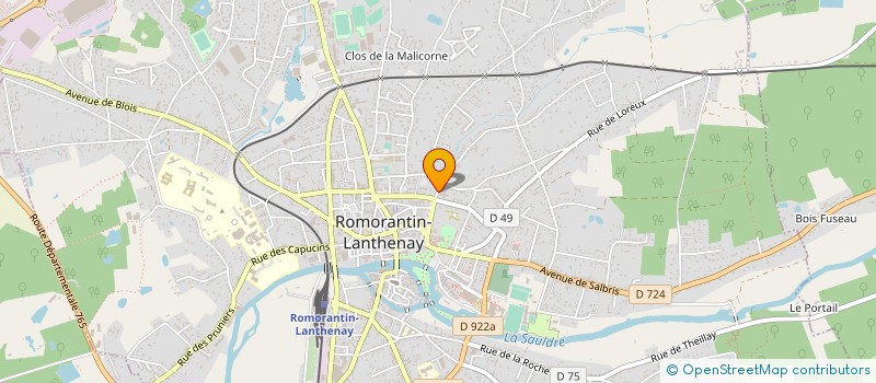 localisation de l'entreprise CLUB DU 3EME AGE à ROMORANTIN-LANTHENAY