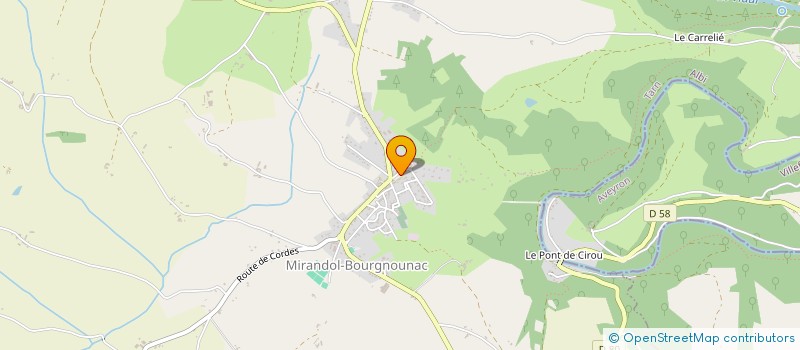 localisation de l'entreprise CLUB DU 3EME AGE D ALMAYRAC  ALMAYRAC